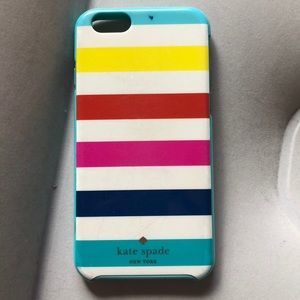 Kate Spade Striped iPhone 8 case